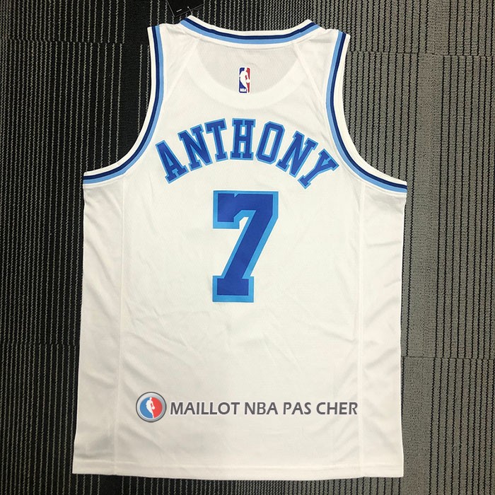 Maillot Los Angeles Lakers Carmelo Anthony NO 7 Classic 2019-20 Blanc